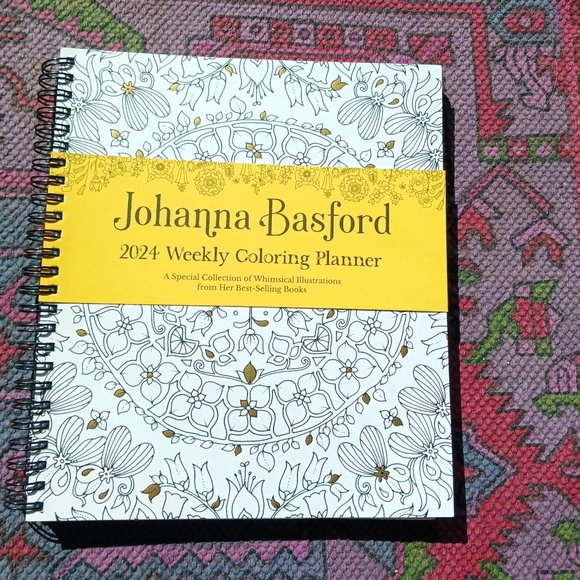 Office Johanna Basford 224 Coloring Planner Poshmark